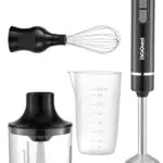 DIGIQUEST Frullatore Ad Immersione Multiuso 3 in 1 Handy 400 Full - Lame e braccio smontabile