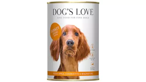 DOG'S LOVE Cibo umido di alta qualità, tacchino per adulti