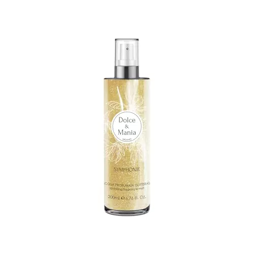 DOLCE & MANIA, Symphonie Acqua Profumata Glitterata 200ml - Acqua Profumata con Glitter