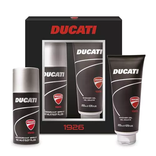 DUCATI, 1926 Confezione Uomo, Deodorante 150 ml + Docciaschiuma 200 ml Tb