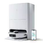 ECOVACS DEEBOT T20 OMNI Robot Aspirapolvere Lavapavimenti 6000Pa con Stazione Svuota Polvere e Pulizia Sollevamento Automatico Moci