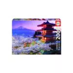 Educa - Genuine Puzzles. Monte Fuji, Giappone. Puzzle per adulti. 2000 Pezzi. Misura: 96 x 68 cm. Include colla fix puzzle. Consigliato a partire dai 14 anni