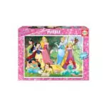 Educa - Puzzle da 500 pezzi per adulti e bambini, Disney Princess. Pezzi perfettamente finiti e sicuri per i bambini. Misura montata: 48 x 34 cm. Include colla fix Puzzle. Da 11 anni