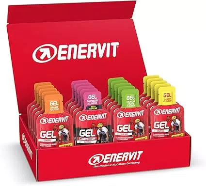 Enervit, Gel Energetico con Vitamine, Confezione Assortita da 20 Gel
