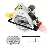 Enventor Sega Circolare 1200W, Sega Circolare per Legno 5800RPM