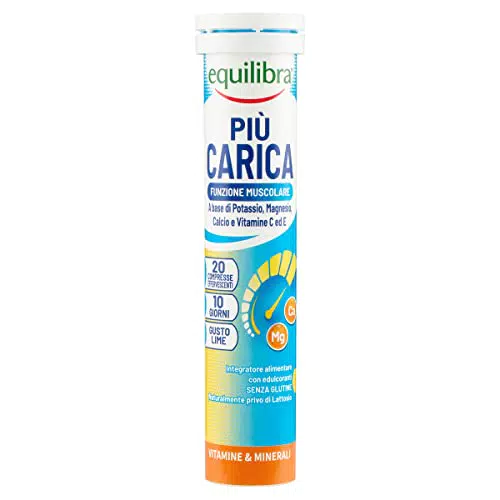 Equilibra Integratori Alimentari, Più Carica, 3 pezzi da 20 Compresse Effervescenti