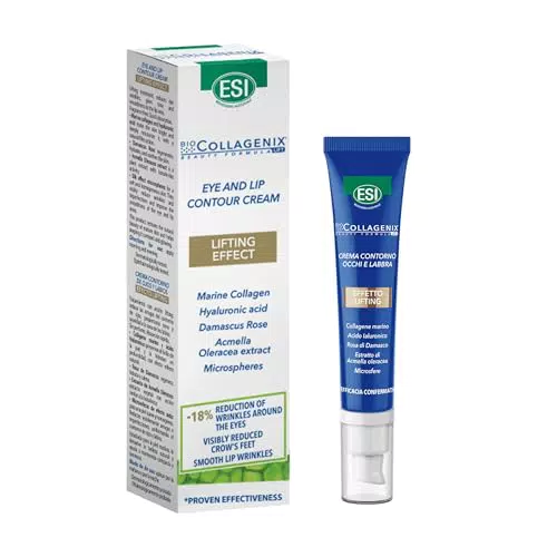 ESI - Biocollagenix Crema Contorno Occhi e Labbra, con Collagene Marino