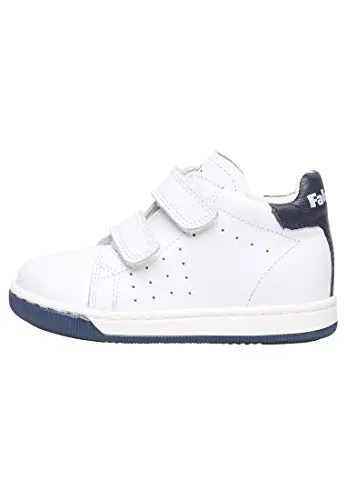 Falcotto Sneakers in Pelle con Strappo, Bianco 22