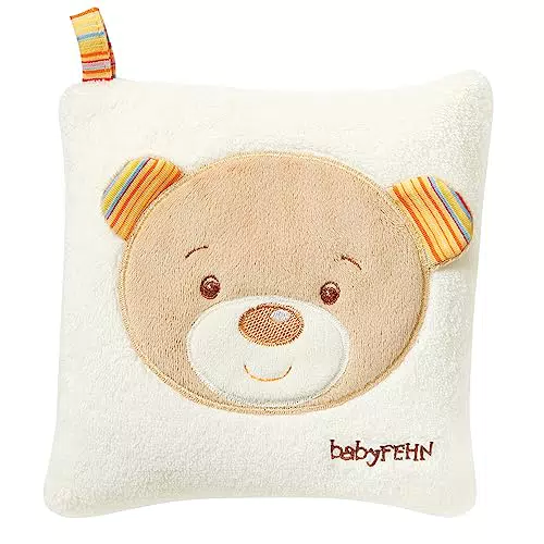 Fehn Cuscino in pietra di ciliegio Baby Teddy, accogliente cuscino riscaldante e rinfrescante per neonati bambini da 0+ mesi
