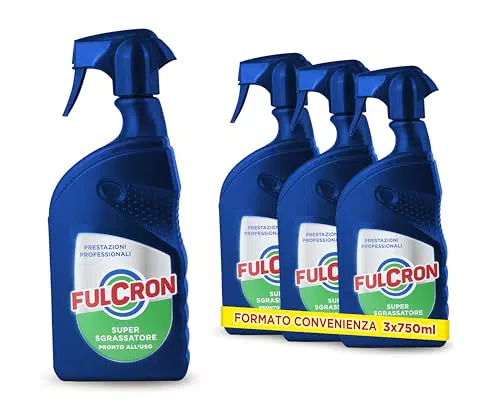 FULCRON Sgrassatore Pronto all'Uso, Super Sgrassatore Spray Professionale