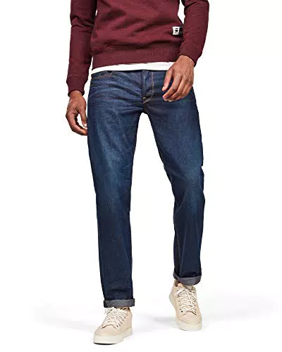 G-STAR Uomo 3301 Straight Jeans, Blu