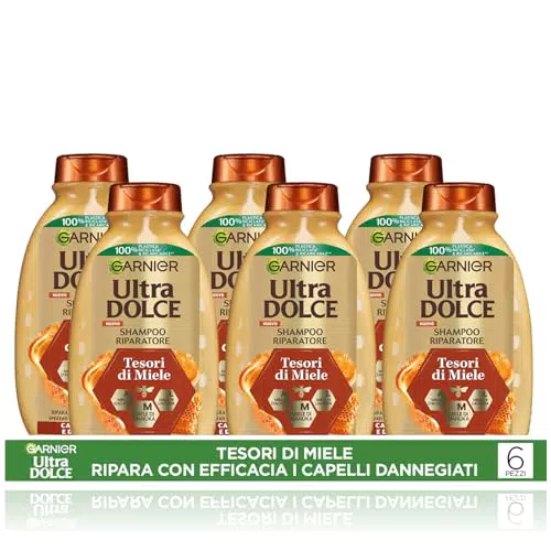 Garnier Ultra Dolce Tesori di Miele, Multipack Shampoo Riparatore