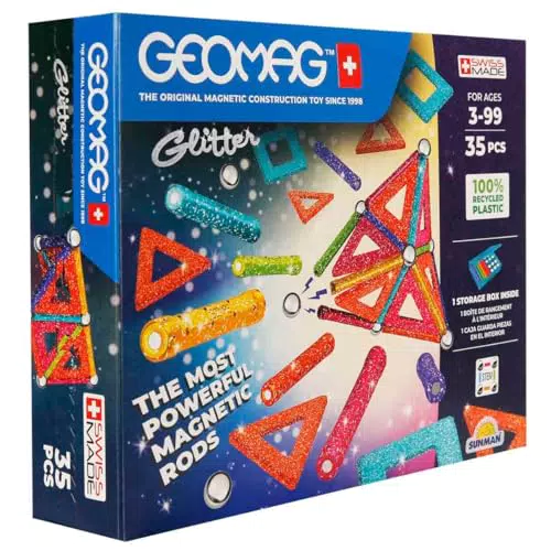 Geomag 535 Glitter Panels Recycled 35 pcs