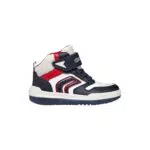 Geox J BUZZERLIGHT Boy A, Scarpe da Ginnastica, Navy/White