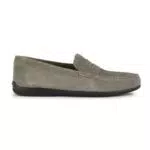 Geox U Ascanio C, Moccasin Uomo, Grigio