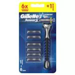 GILLETTE SENSOR3 RAZOR + 6'