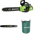 Greenworks Motosega a Batteria con Motore Brushless