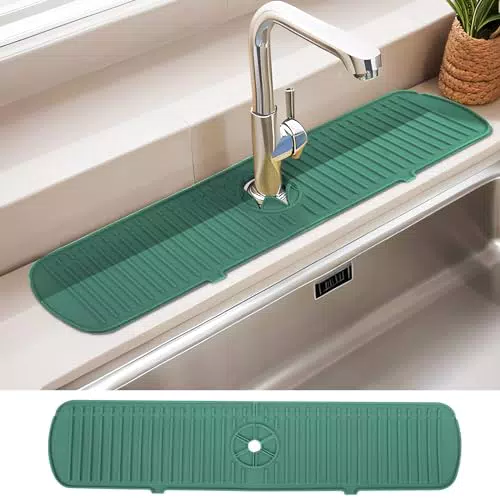 Guittly - Rubinetto per lavello, paraspruzzi in silicone