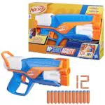 Hasbro Nerf N Series Blaster Agility con Tamburo Rotante da 6 Dardi