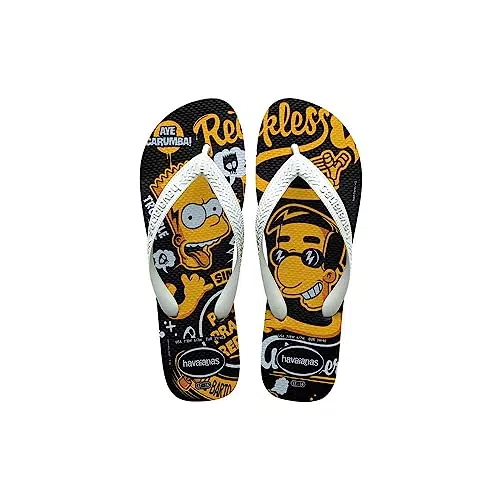 Havaianas Simpsons Infradito Unisex - Adulto, Colore: Nero