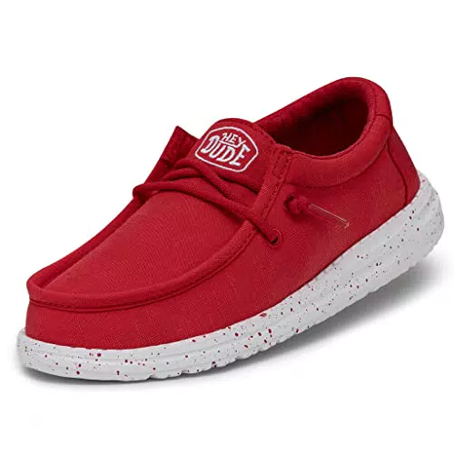 Hey Dude Wally Youth Slub Canvas, Moccasin Bambini e ragazzi