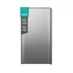 Hisense RR106D4CDE Frigorifero silver shadow a porta singola con design curvilineo
