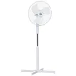 HOMCOM Ventilatore a Piantana a 3 Velocità con Altezza Regolabile