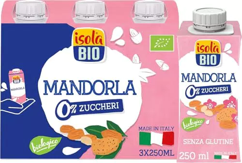 Isola Bio Mandorla On-The-Go Bevanda Vegetale Biologica Multipack