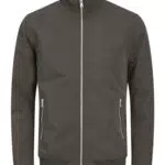 JACK & JONES JJERUSH Harrington Bomber Giacca, Nero