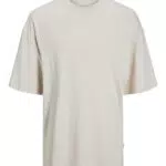 JACK & JONES Jjecharge-tè O-Neck Noos T-Shirt, Raggio di Luna