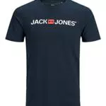 JACK & JONES T-Shirt Uomo Logo Tee SS Crew Neck Medium