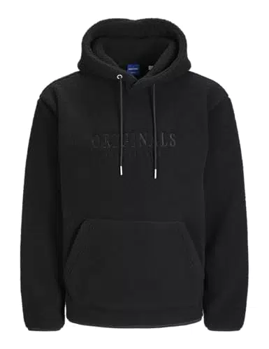 JACK & JONES Jorfrederiksberg Teddy Sweat Hood SN Felpa con Cappuccio