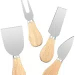 KGDUYC Set di coltelli da formaggio, 4 pcs coltelli da formaggio da cucina in acciaio inossidabile