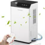 Kitette Deumidificatore elettrico con telecomando, serbatoio dell'acqua da 1