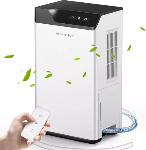 Kitette Deumidificatore elettrico con telecomando, serbatoio dell'acqua da 1