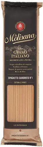 La Molisana - SPAGHETTO INTEGRALE QUADRATO Solo Grano Italiano - Confezioni da 500 GR
