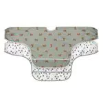 LÄSSIG Set di bavaglini a maniche lunghe per allacciare la protezione del ricevitore/Long Sleeve Bib Little Forest Fox