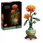 LEGO Botanicals Crisantemo - Regalo Donna o per la Festa della Mamma - Fiore Finto Artificiale da Costruire