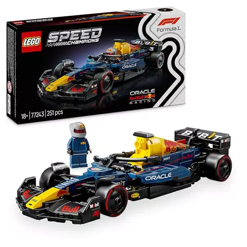 LEGO Speed Champions Auto da Corsa F1 Oracle Red Bull Racing RB20 Modello di Macchina da Collezione con Minifigure del Pilota di Formula 1