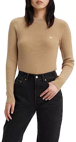 Levi's Crew Rib Sweater, Donna, Travertine