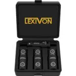 LEXIVON 1/2-Inch Impact Socket Set, 6 dimensioni totali del dado del capocorda
