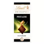 Lindt Tavoletta EXCELLENCE Pistacchio, Tavoletta di Finissimo Cioccolato Fondente Lindt con Granella di Pistacchio
