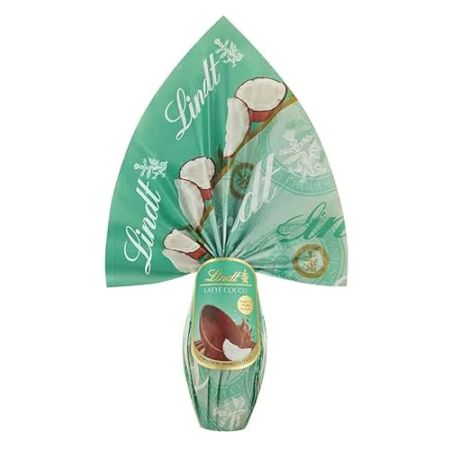 Lindt Uovo di Pasqua cioccolato al latte con scaglie di Cocco