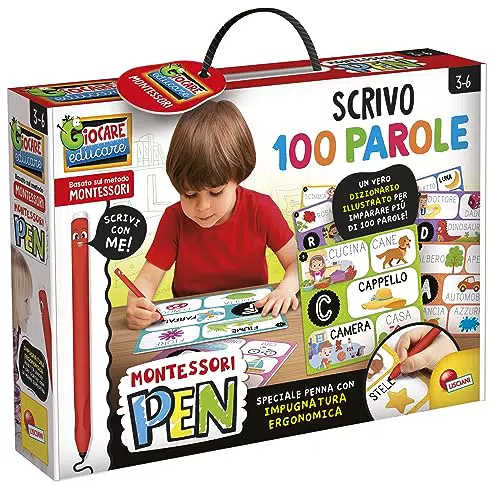 Lisciani Giochi - Montessori Pen scrivo 100 parole