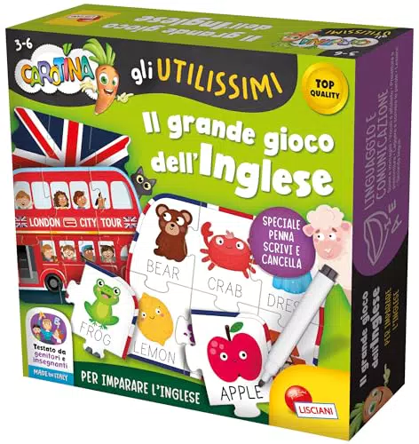 Liscianigiochi Carotina Gli Utilissimi il Grande Gioco dell'Inglese