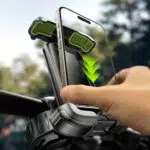 LISEN Porta Cellulare Bici, Stabilità al 100% Porta Cellulare Scooter