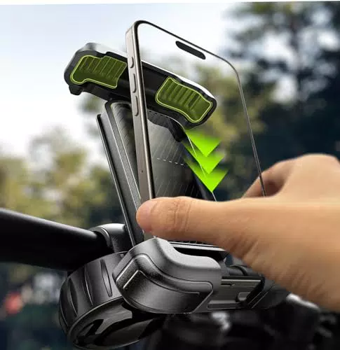 LISEN Porta Cellulare Bici, Stabilità al 100% Porta Cellulare Scooter