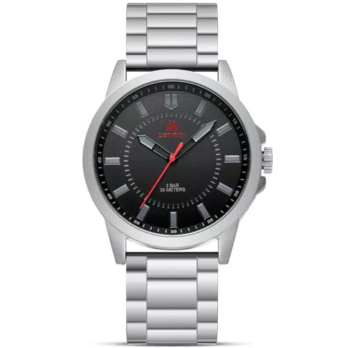 LN LENQIN Orologio Uomo Orologi in Acciaio Inossidabile Orologi Uomo al Quarzo Analogico 30M Orolog Alla Moda Di Design