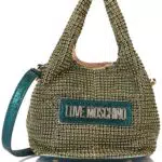 Love Moschino, BORSA A MANO Donna, Smeraldo, Taglia unica