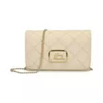 Love Moschino, BORSA A SPALLA Donna, Avorio, Taglia unica
